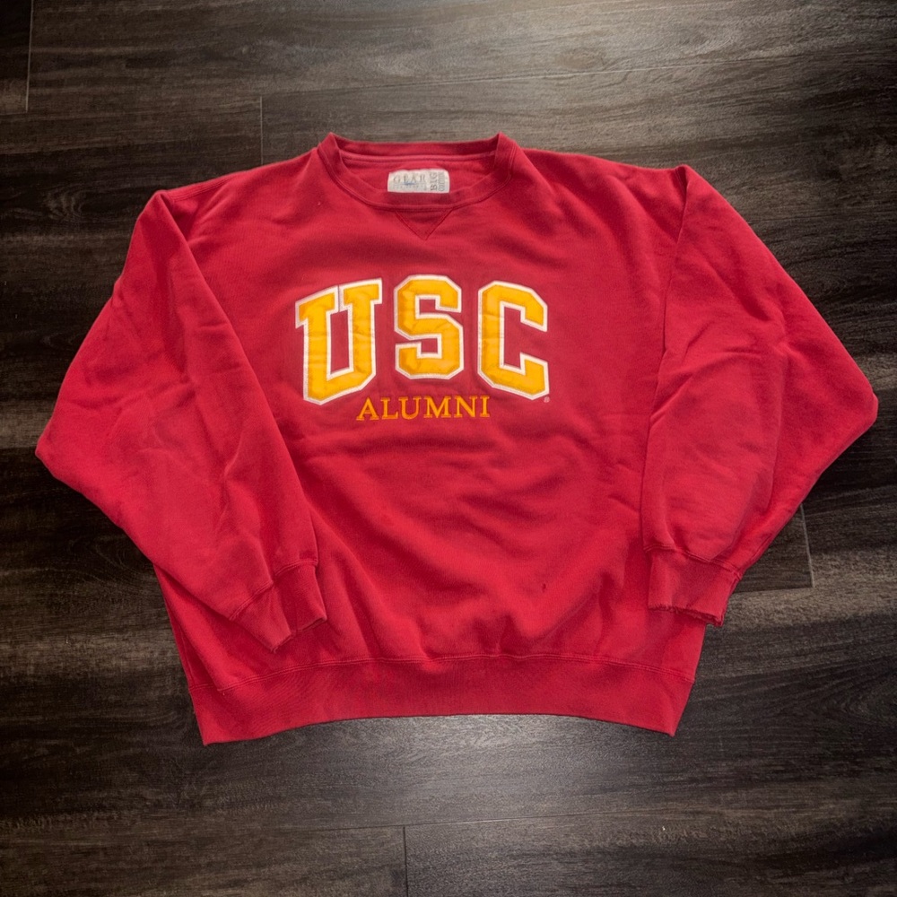 Vintage USC Trojans Alumni Distressed Crewneck